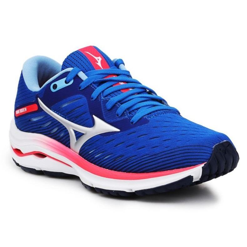 Кроссовки женские Mizuno WAVE RIDER 24 синие 4.5 UK синий