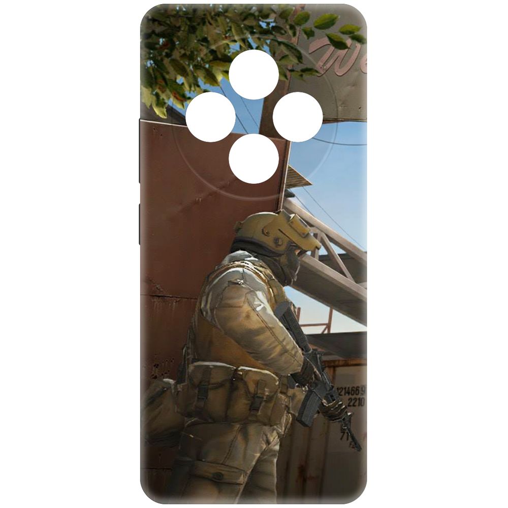 

Чехол-накладка Krutoff Soft Case Cтандофф 2 (Standoff 2) - Rust для Xiaomi Redmi 14C, Черный