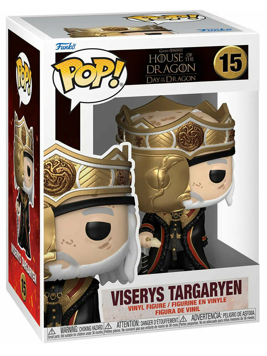 

Фигурка Funko POP! Визерис Таргариен Дом Дракона Игра престолов Game of Thrones №15, POP!
