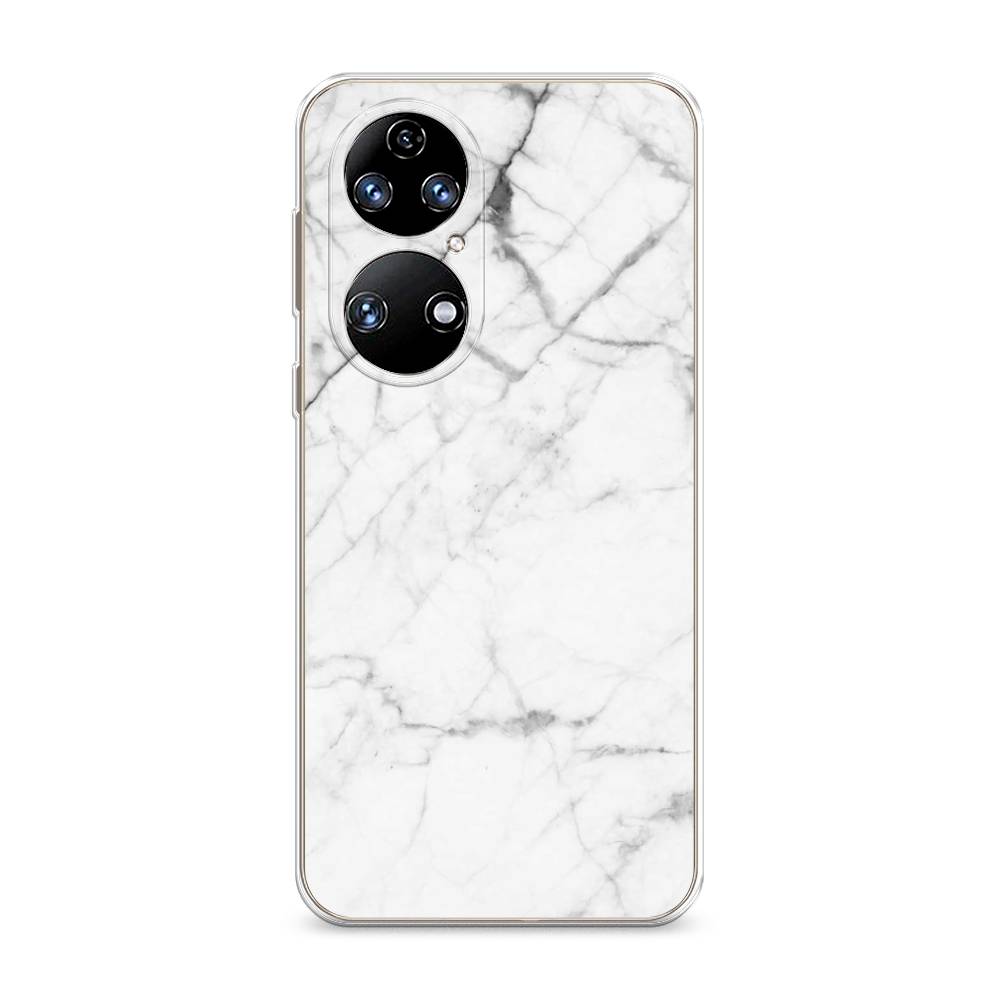фото Чехол awog "светлый мрамор" для huawei p50