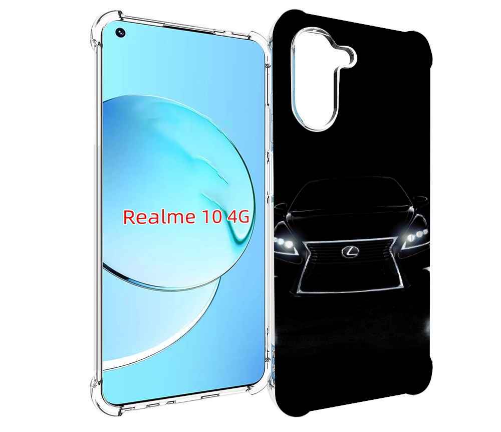 

Чехол Mypads Lexus 1 Мужской Для Realme 10, Прозрачный, Tocco