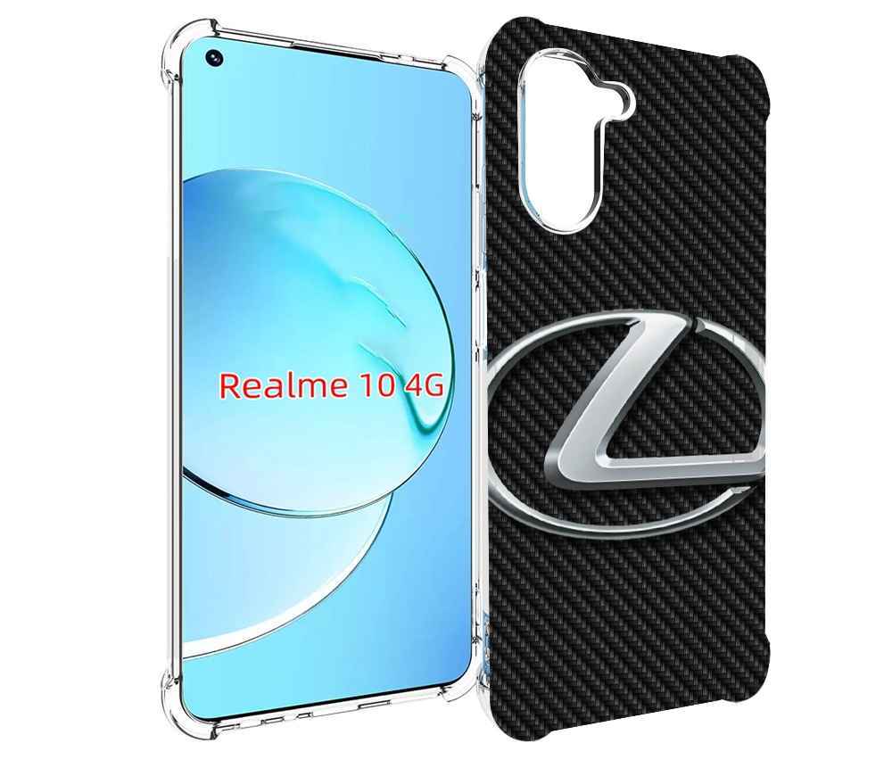 

Чехол Mypads Lexus 3 Для Realme 10, Прозрачный, Tocco