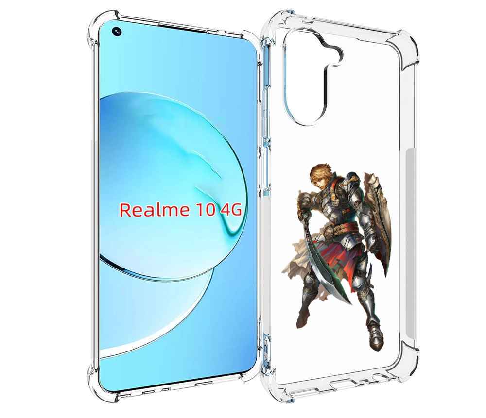 

Чехол MyPads lineage-2 для Realme 10, Прозрачный, Tocco