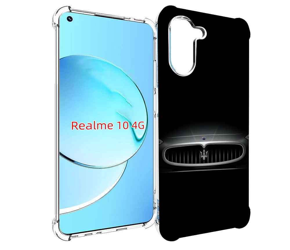 

Чехол Mypads Maserati 1 Женский Для Realme 10, Прозрачный, Tocco