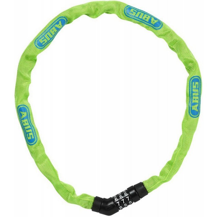 

Велозамок Abus 4804C/75 lime цепь