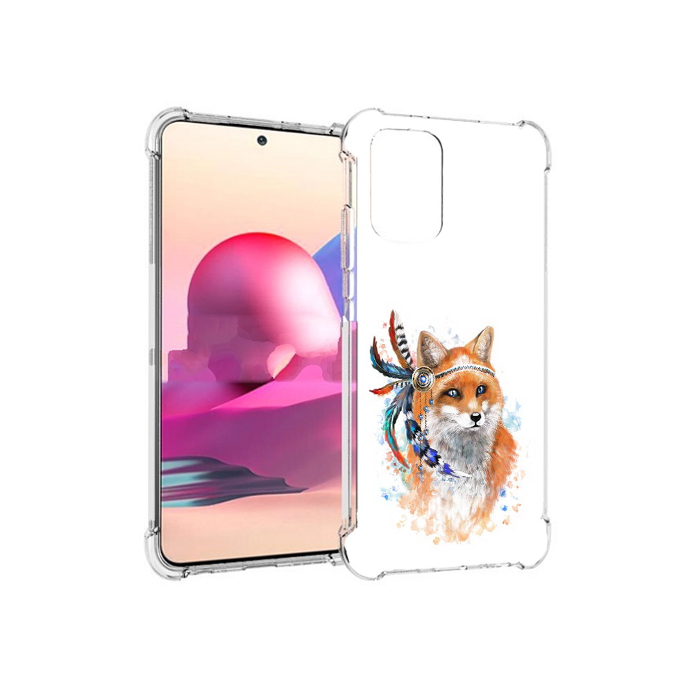 

Чехол MyPads Tocco для Xiaomi Redmi Note 10S инду лиса (PT158704.257.377), Прозрачный, Tocco