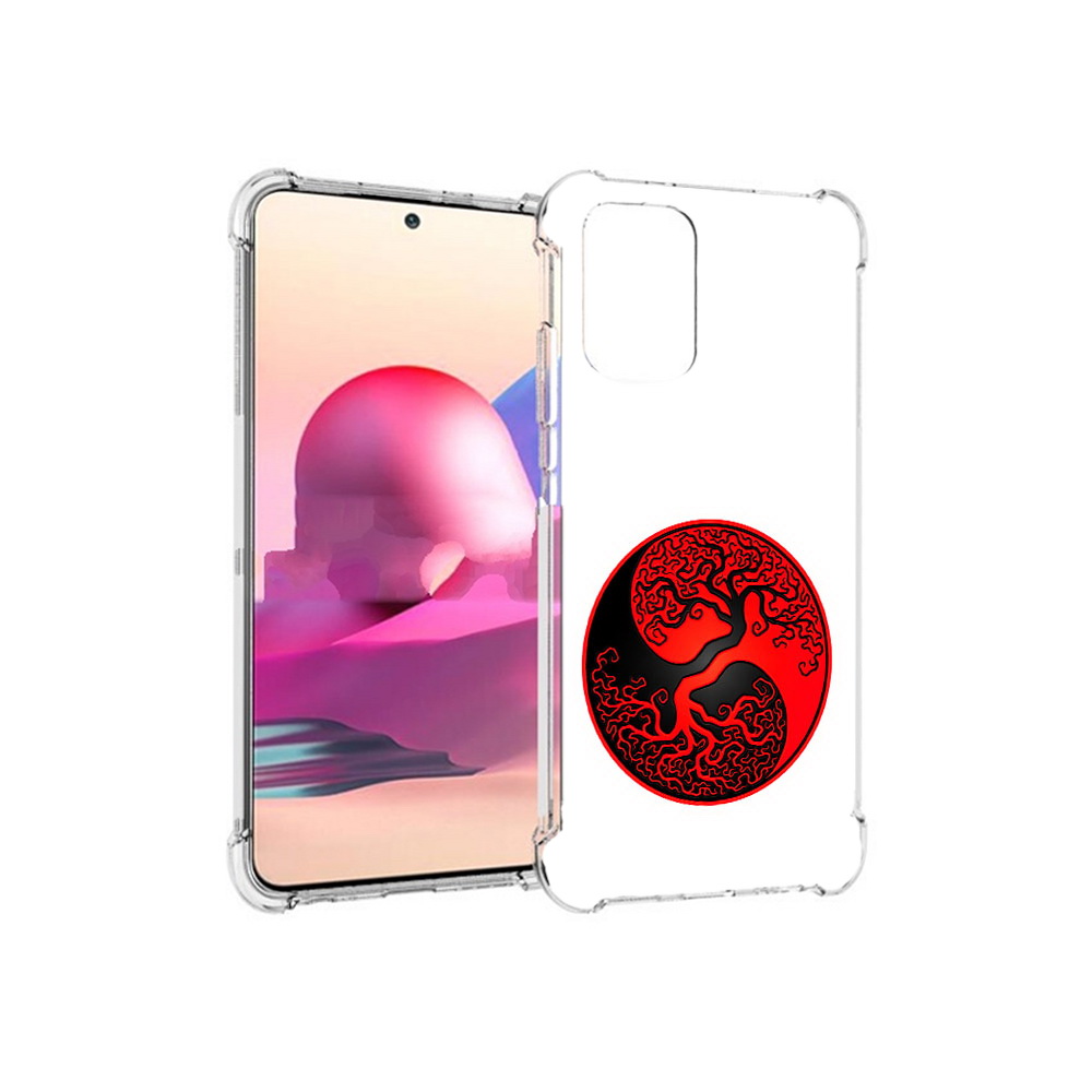 

Чехол MyPads Tocco для Xiaomi Redmi Note 10S инь янь дерево (PT158704.257.379), Прозрачный, Tocco