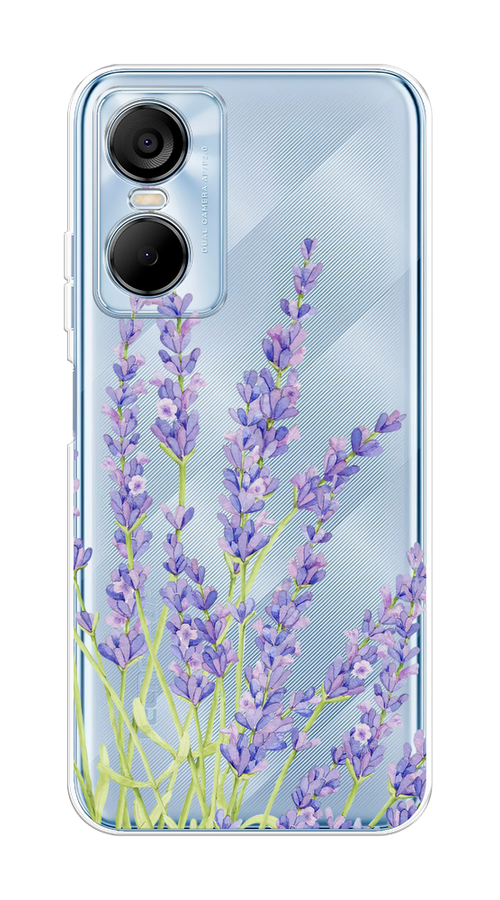 

Чехол на Tecno Pop 6 Pro "Лавандовые стебли", Фиолетовый;зеленый, 302750-1