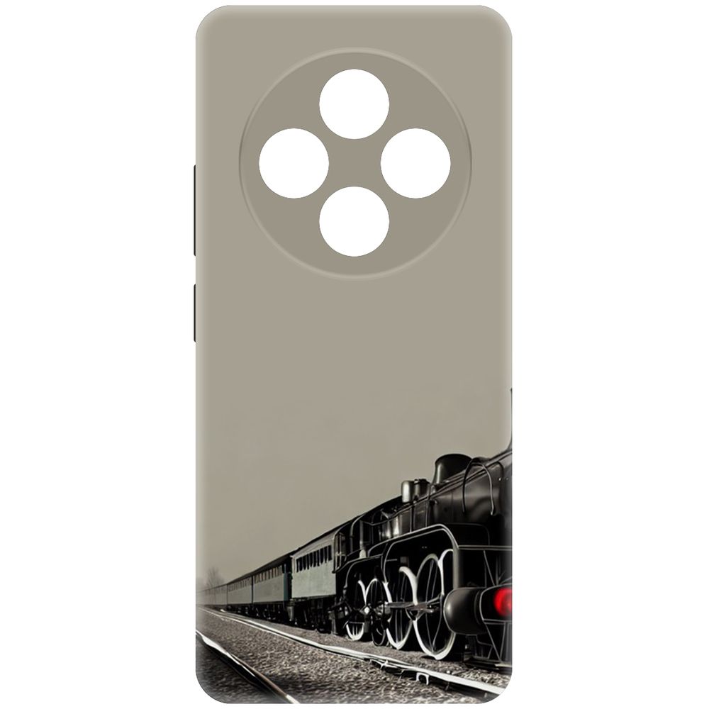 

Чехол-накладка Krutoff Soft Case Паровоз для Xiaomi Redmi 14C/Poco C75 черный