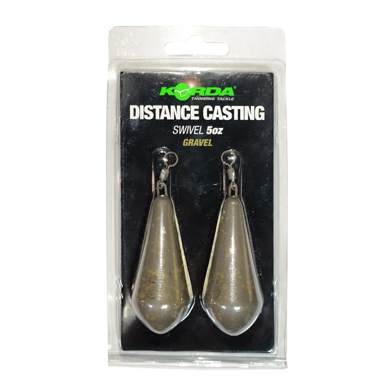 Грузило KORDA Distance Casting Swivel Gravel 5,0oz 140г