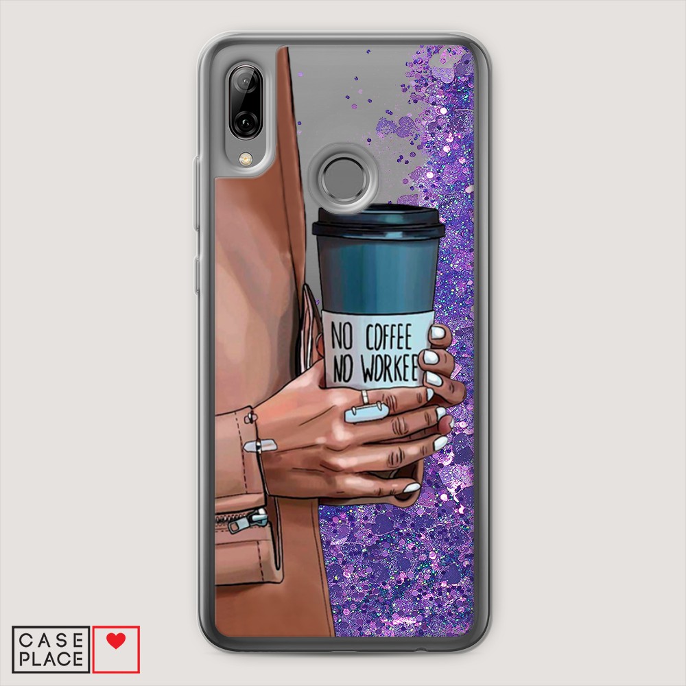 

Чехол Awog на Huawei P Smart 2019/Honor 10 Lite "No coffee", Разноцветный, 67292-1