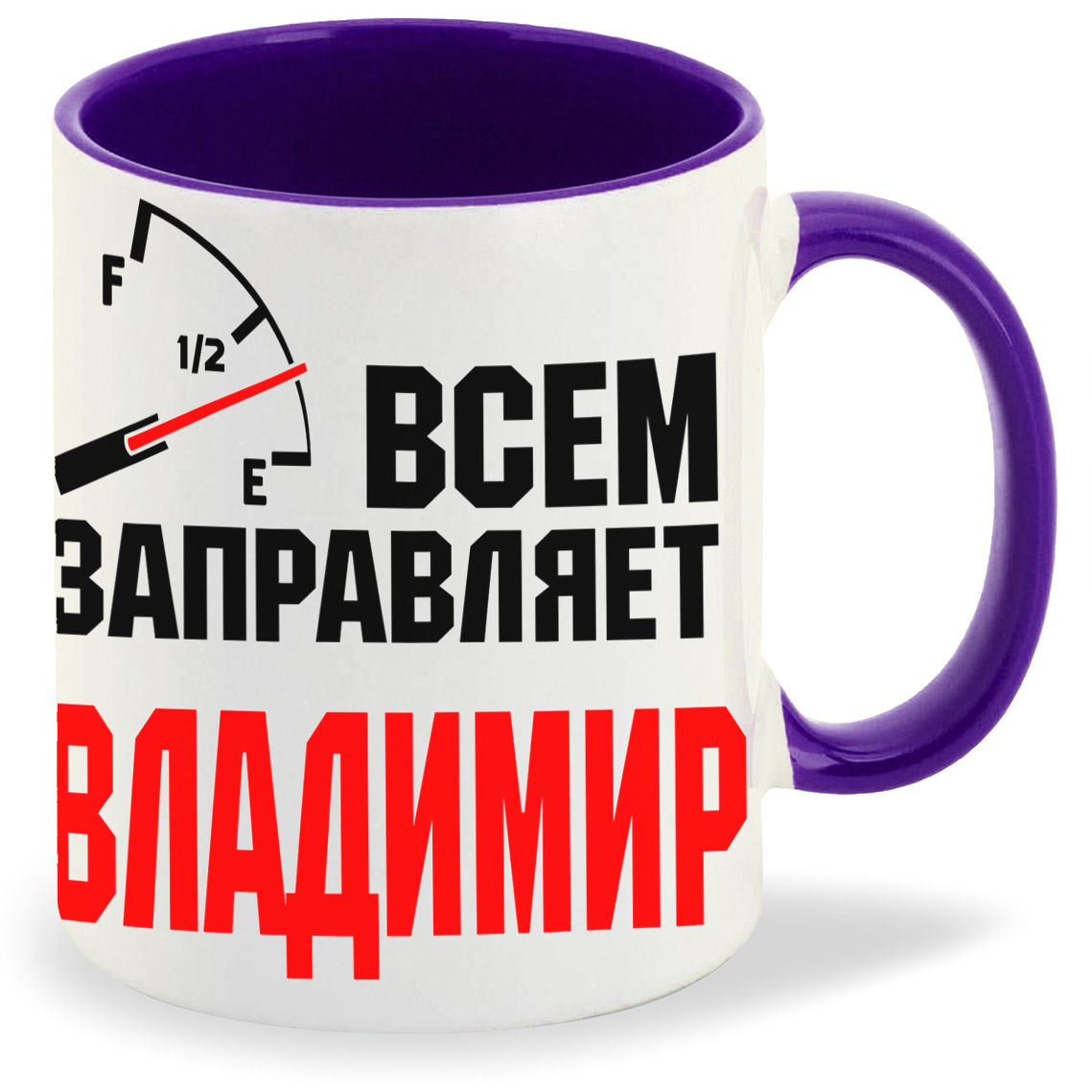 

Кружка CoolPodarok Кружка именная Всем заправляет Владимир