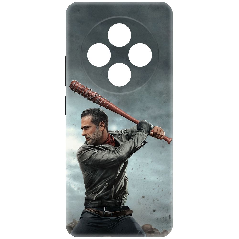 

Чехол-накладка Krutoff Soft Case Ходячие мертвецы. Ниган для Xiaomi Redmi 14C черный