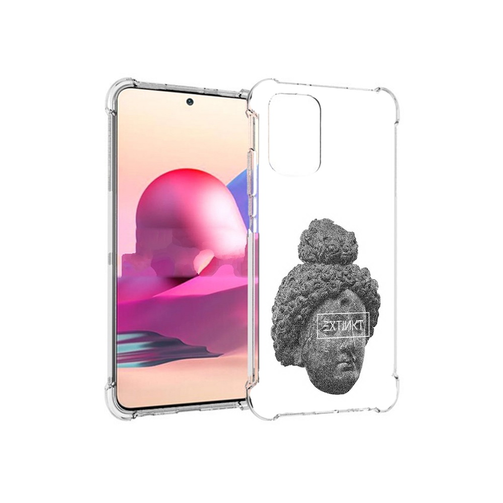 

Чехол MyPads Tocco для Xiaomi Redmi Note 10S каменное лицо девушки (PT158704.257.383), Прозрачный, Tocco