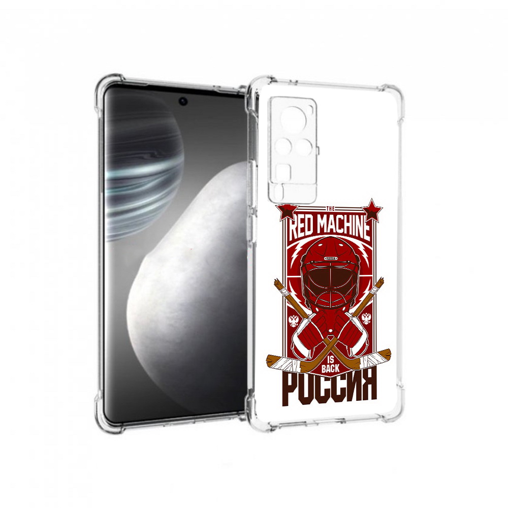 

Чехол MyPads Tocco для Vivo X60 pro хоккей россия (PT226972.385.666), Прозрачный, Tocco