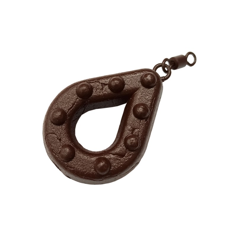 

Грузило F-FISHING Gripper с вертлюгом 30г brown 2шт ВР, FG