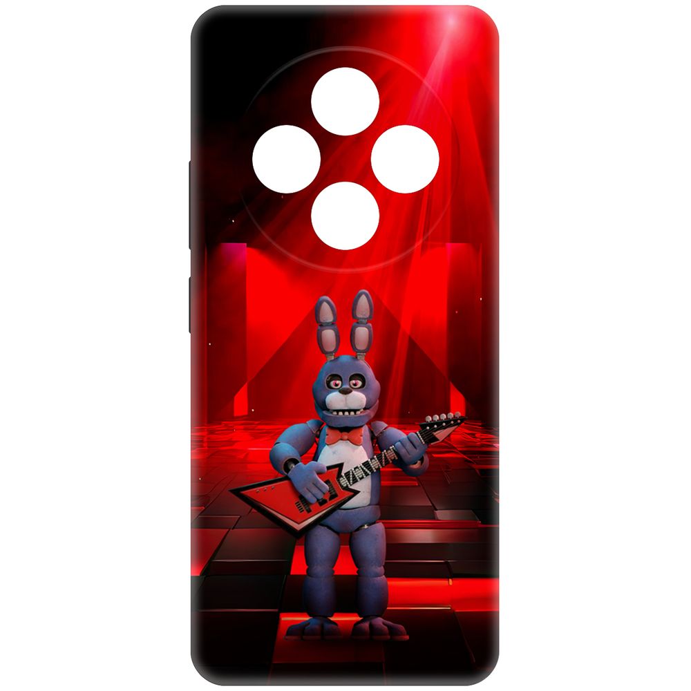 

Чехол-накладка Krutoff Soft Case ФНАФ - Бонни с гитарой для Xiaomi Redmi 14C черный