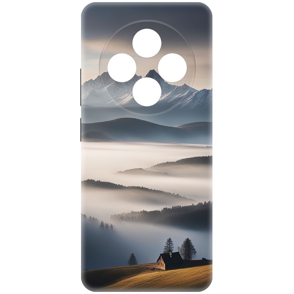 

Чехол-накладка Krutoff Soft Case Туман для Xiaomi Redmi 14C/Poco C75 черный