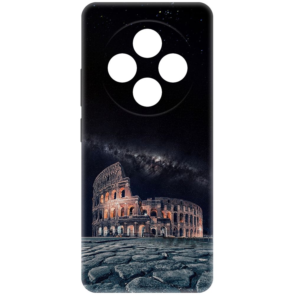 

Чехол-накладка Krutoff Soft Case Италия, Колизей для Xiaomi Redmi 14C/Poco C75 черный
