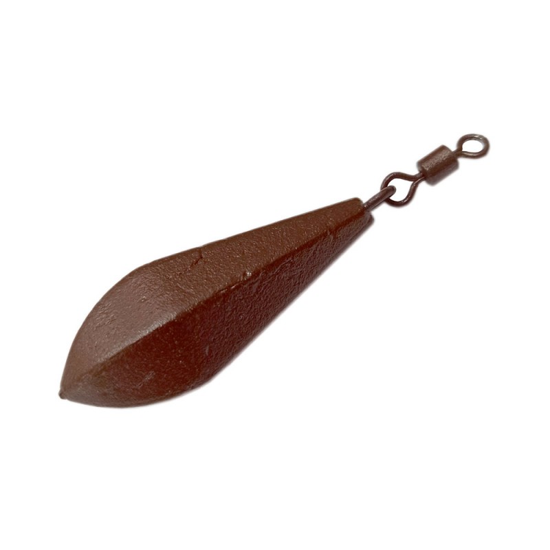 

Грузило F-FISHING горизонт ушко вертлюг 120г brown 2шт ВР, FGES