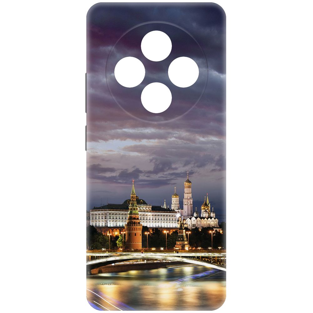 

Чехол-накладка Krutoff Soft Case Россия, Московский Кремль для Xiaomi Redmi 14C черный