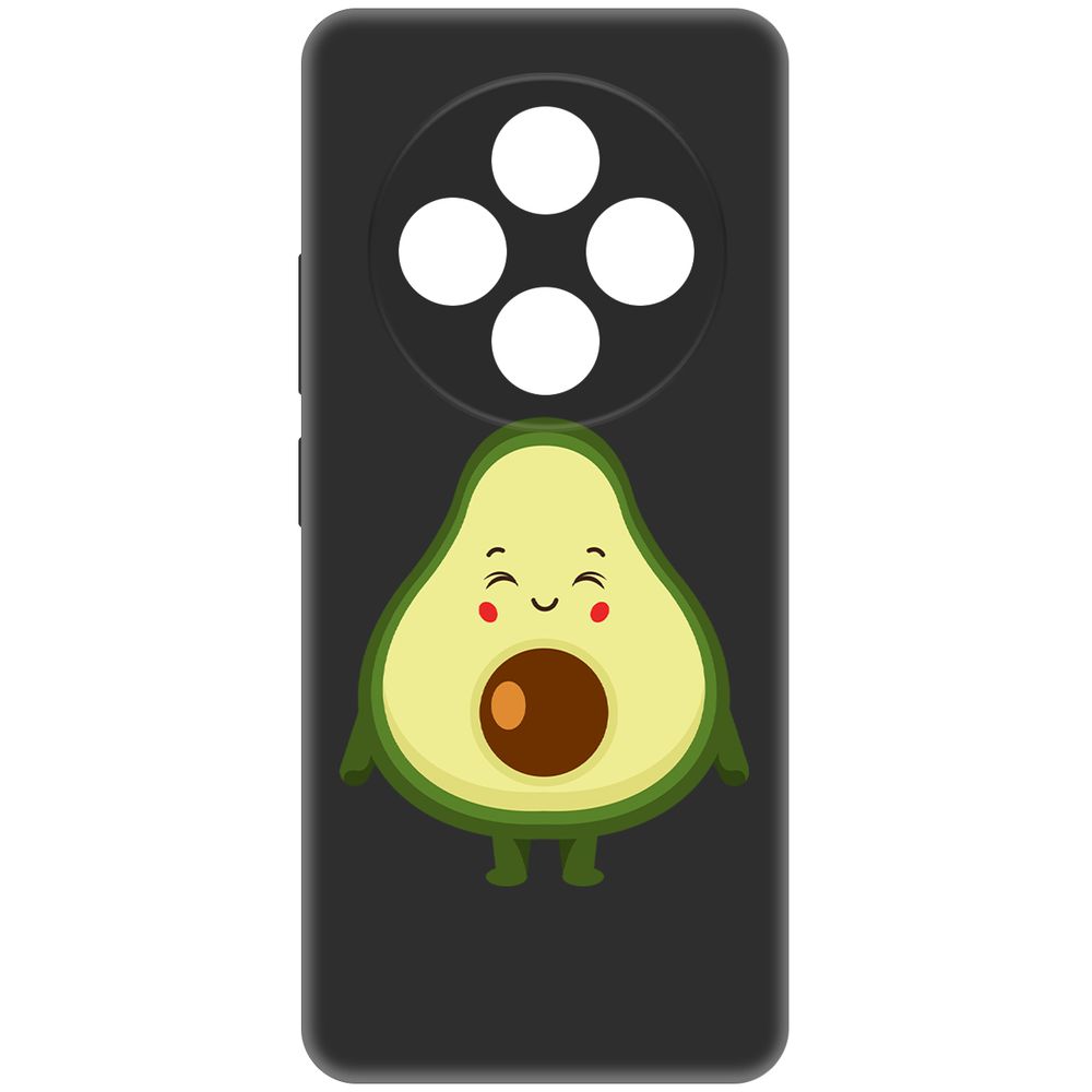 

Чехол-накладка Krutoff Soft Case Авокадо Милый для Xiaomi Redmi 14C/Poco C75 черный
