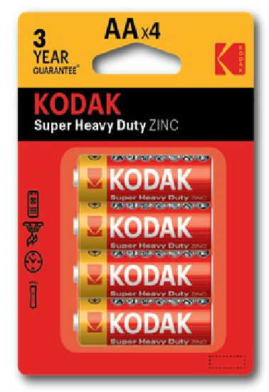 Набор из 4 шт, Kodak R6-4BL EXTRA HEAVY DUTY [KAAHZ-4] (80/400/26400)