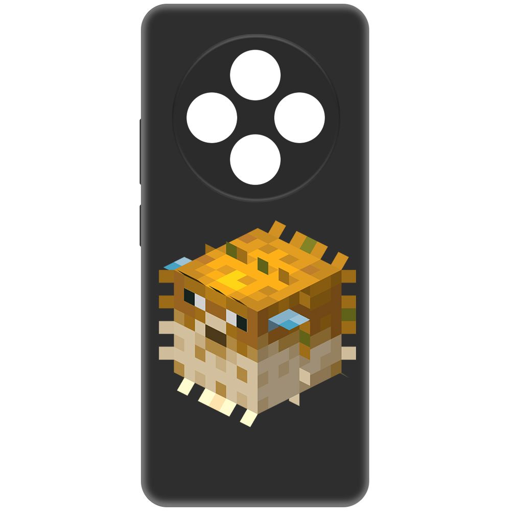 

Чехол-накладка Krutoff Soft Case Minecraft-Иглобрюх для Xiaomi Redmi 14C/Poco C75 черный