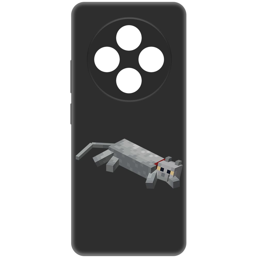 

Чехол-накладка Krutoff Soft Case Minecraft-Кошка для Xiaomi Redmi 14C/Poco C75 черный