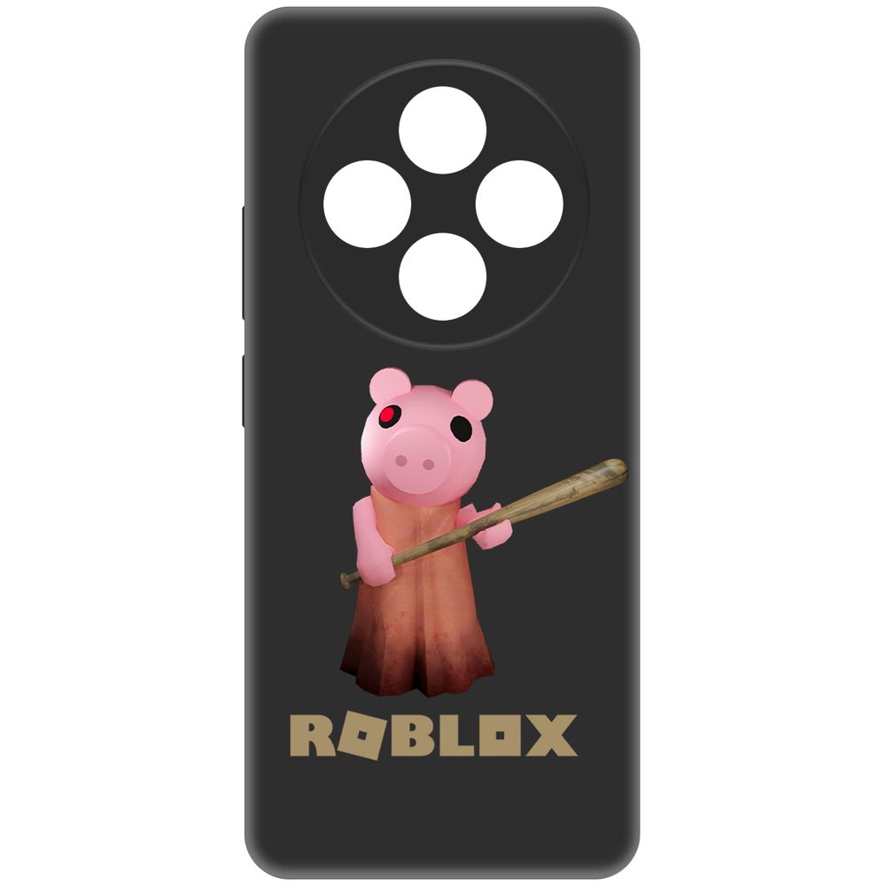 

Чехол-накладка Krutoff Soft Case Roblox-Пигги для Xiaomi Redmi 14C/Poco C75 черный