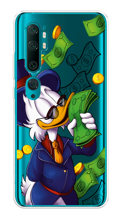 

Чехол на Xiaomi Mi Note 10/Mi Note 10 Pro "Scrooge McDuck with Money", Синий;зеленый;белый, 37350-6