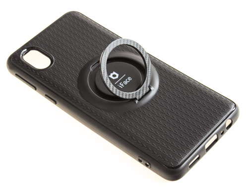 фото Накладка iface с кольцом для samsung a01 core черный pc