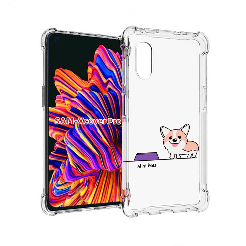 

Чехол MyPads мини-питомец детский для Samsung Galaxy Xcover Pro 1, Прозрачный, Tocco