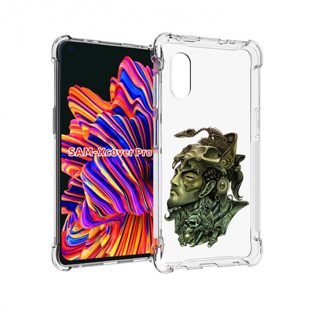 

Чехол MyPads бронзовый воин для Samsung Galaxy Xcover Pro 1, Прозрачный, Tocco