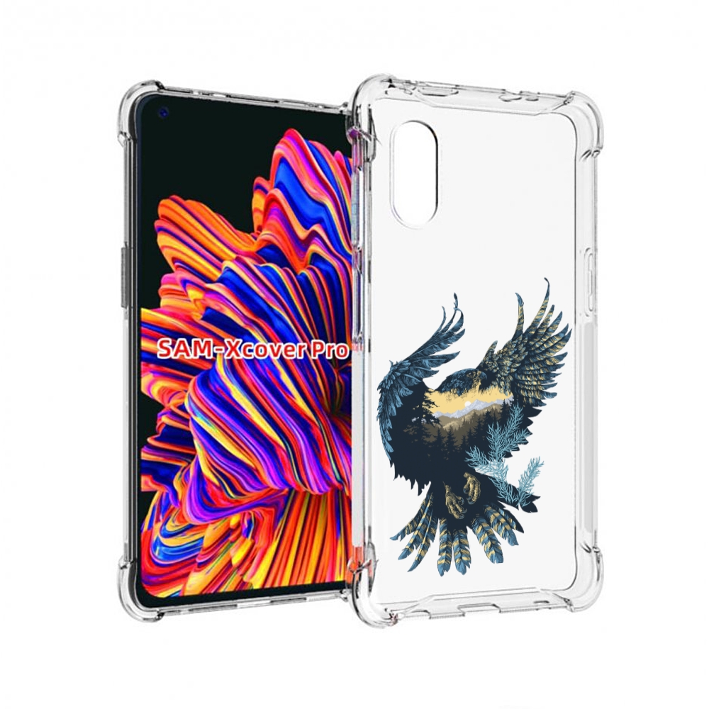 Чехол MyPads мирок в соколе для Samsung Galaxy Xcover Pro 1