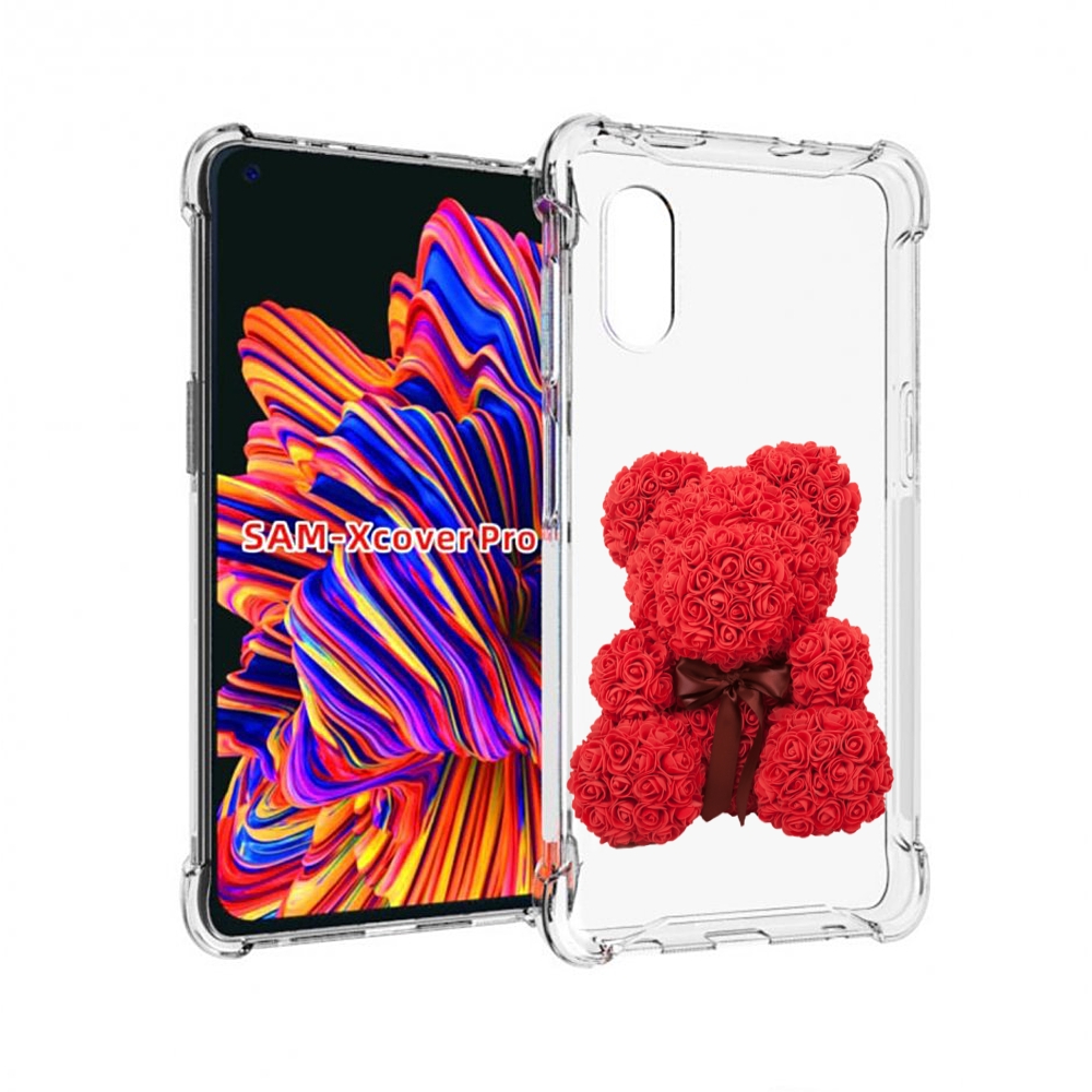 

Чехол MyPads мишка-из-розочек для Samsung Galaxy Xcover Pro 1, Прозрачный, Tocco