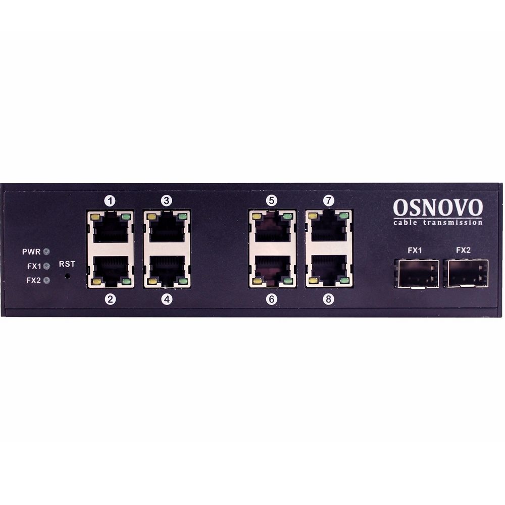 

Коммутатор OSNOVO SW-8082/IC -0000000140 черный, SW-8082/IC