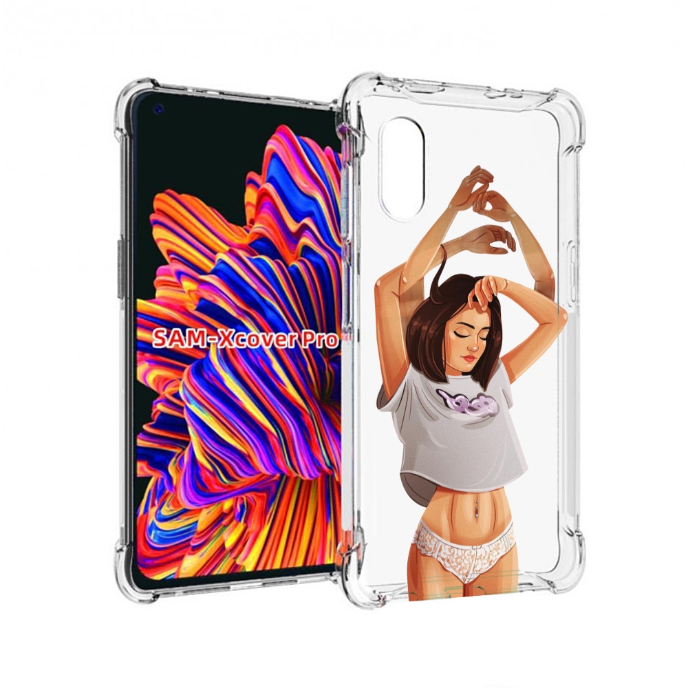 

Чехол MyPads много-рук женский для Samsung Galaxy Xcover Pro 1, Прозрачный, Tocco