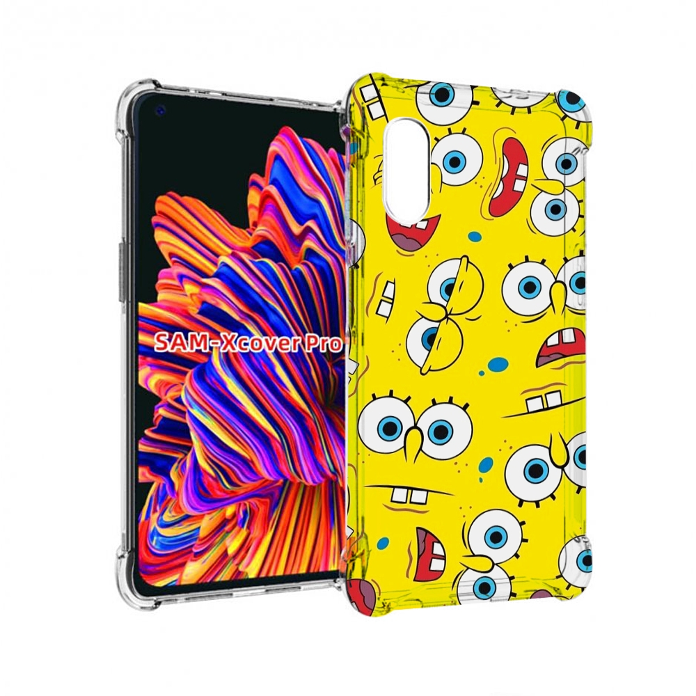 

Чехол MyPads много-спанч-боба для Samsung Galaxy Xcover Pro 1, Прозрачный, Tocco