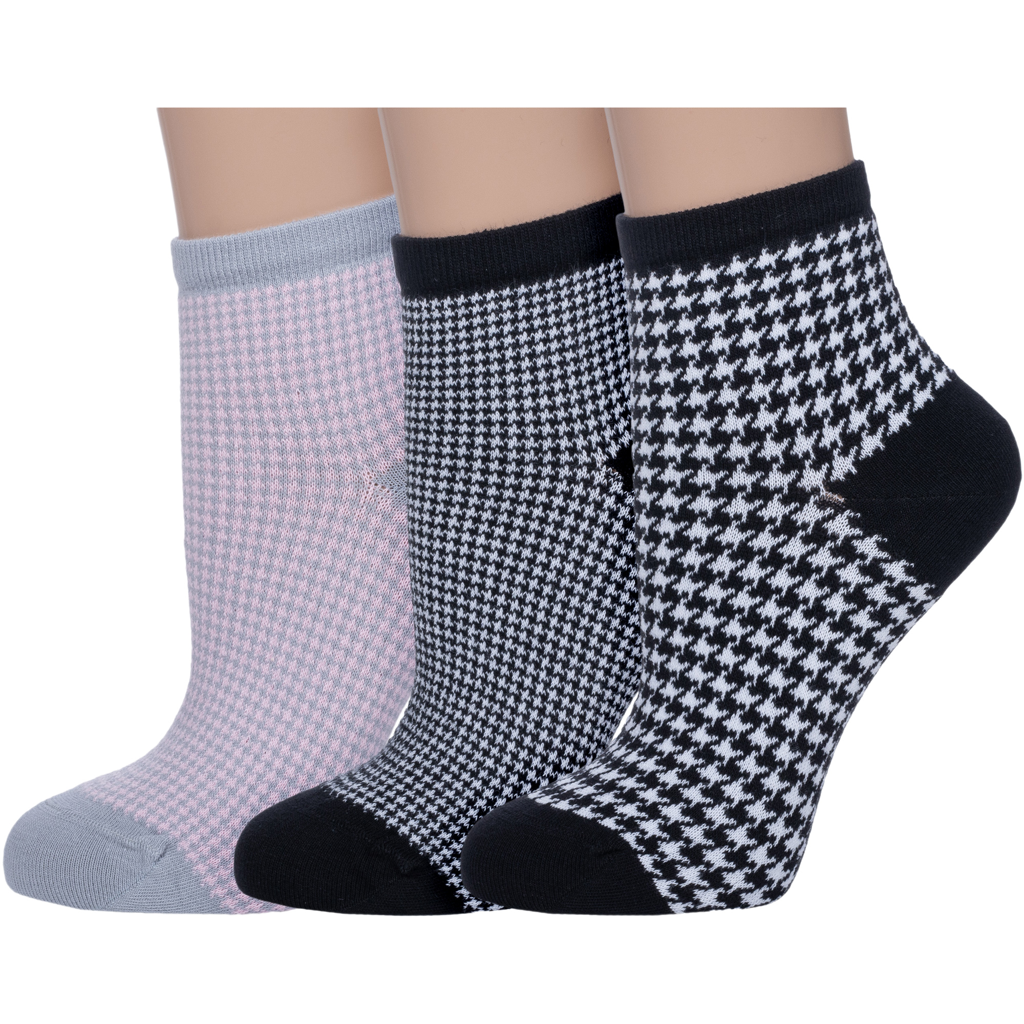 

Комплект носков женских АКОС 3-FW41 разноцветных 23-25, Розовый;серый;черный;белый, 3-FW41