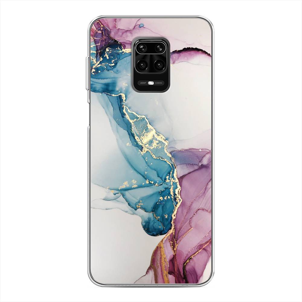 

Чехол на Sony Xperia XA3 Ulta/10 Plus "Закат в снежных горах", Синий;розовый;золотистый, 37950-3