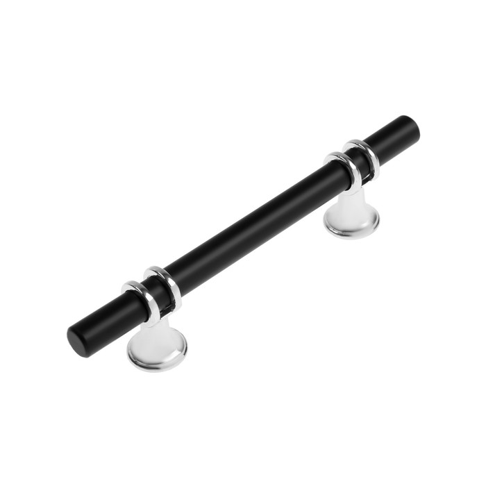 

Ручка скоба CAPPIO, м/о 96 мм, d=12 mm, пластик, цвет хром/черный, Черный;серебристый, 7791092