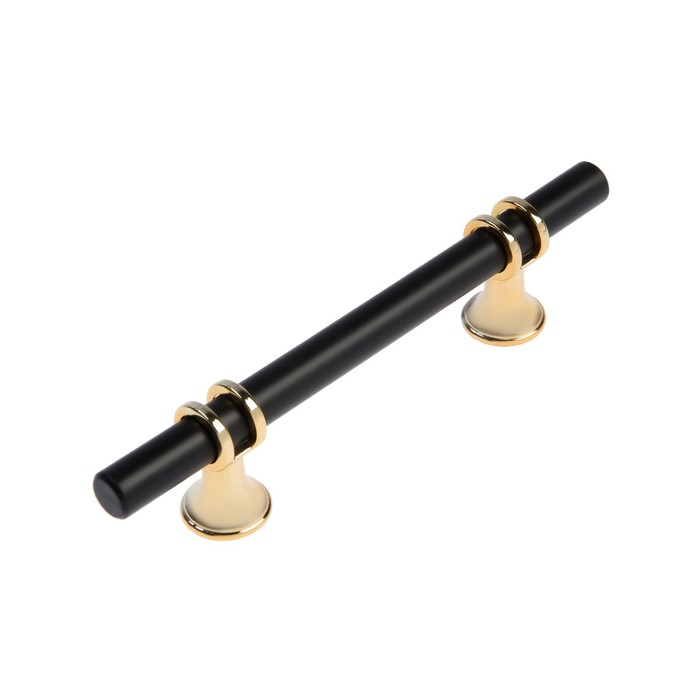 

Ручка скоба CAPPIO, м/о 96 мм, d=12 mm, пластик, цвет золото/черный, Черный;золотистый, 7791092