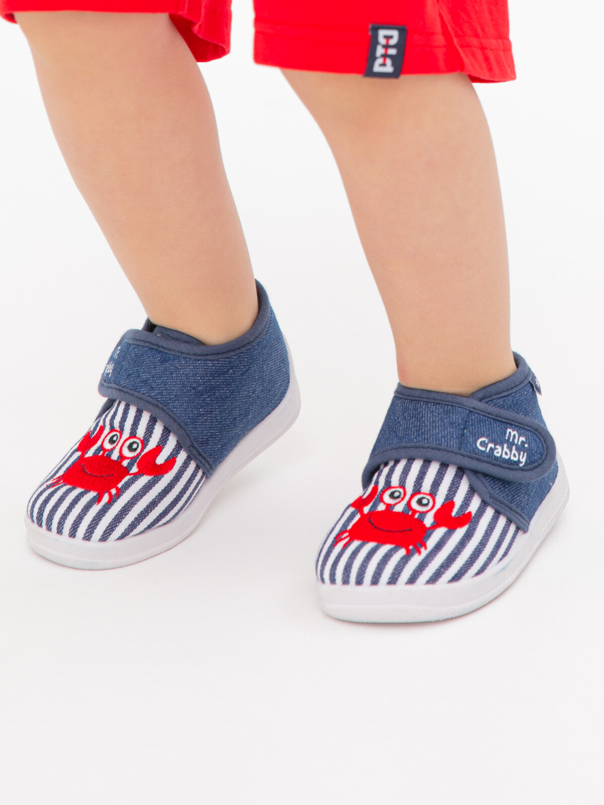 

Тапочки PlayToday Newborn-Baby 12319021, тёмно-синий, белый, 25, Голубой, 12319021