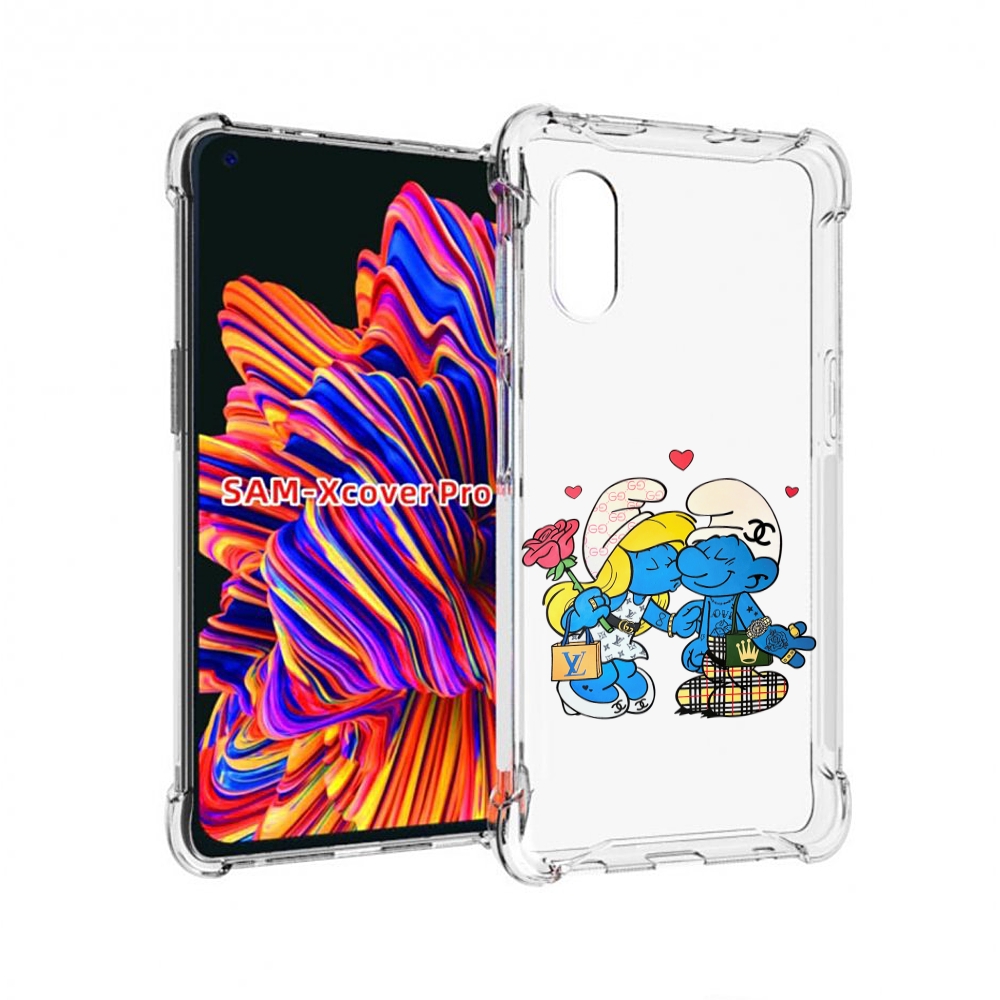 

Чехол MyPads модные-смурфики для Samsung Galaxy Xcover Pro 1, Прозрачный, Tocco