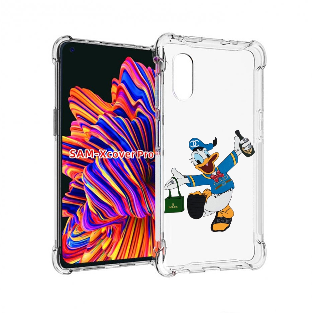 

Чехол MyPads модный-дональд-дак для Samsung Galaxy Xcover Pro 1, Прозрачный, Tocco