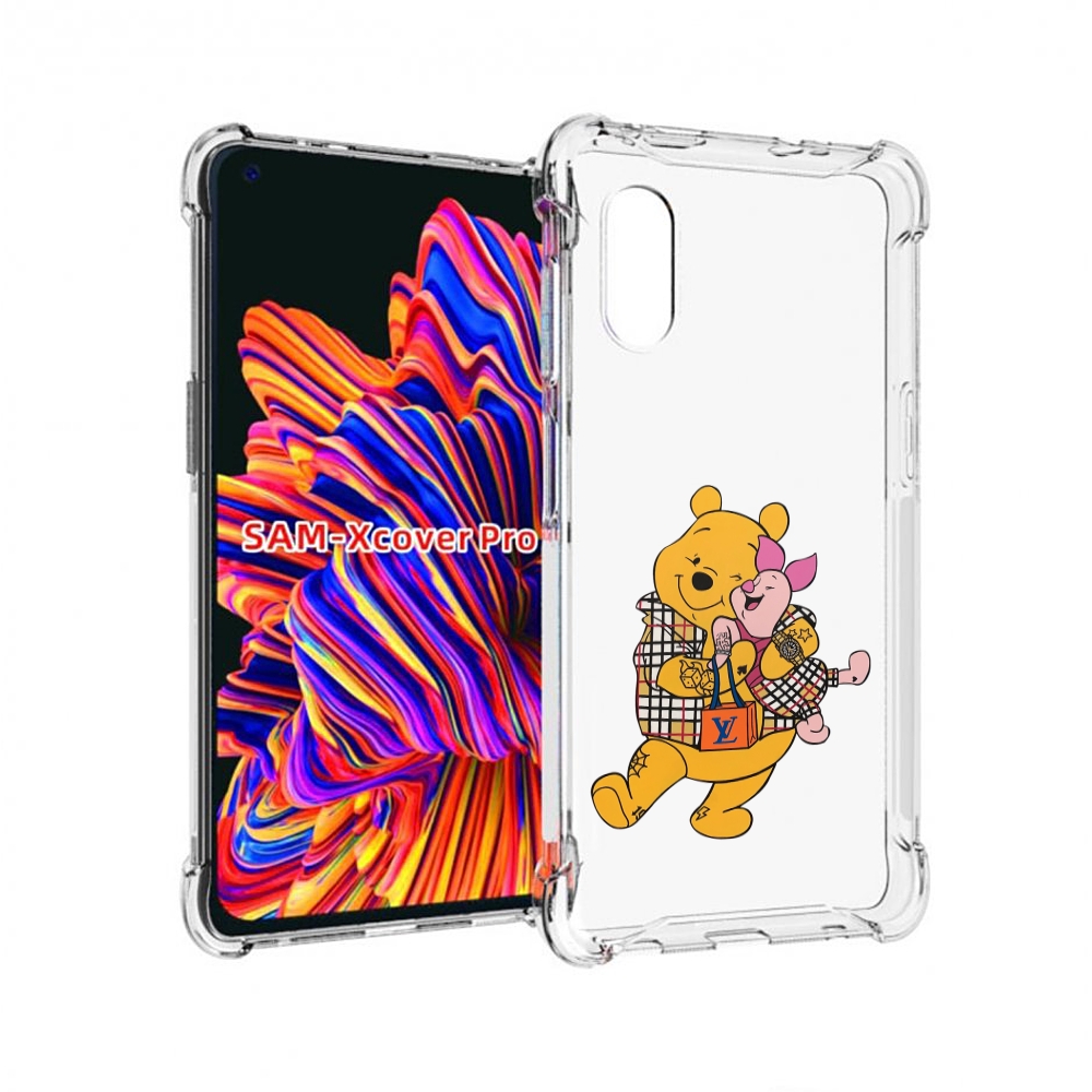 

Чехол MyPads модный-медведь-из-винни-пуха для Samsung Galaxy Xcover Pro 1, Прозрачный, Tocco