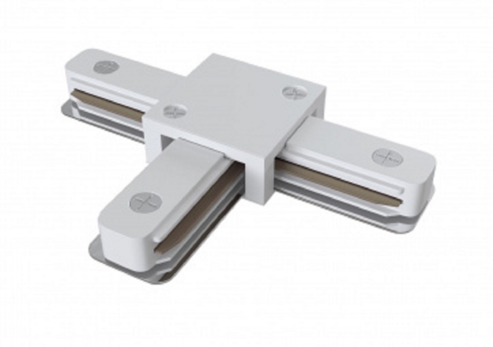 Коннектор ЭРА TR-1PA-СT-WH T-образный для однофазного шинопровода белый