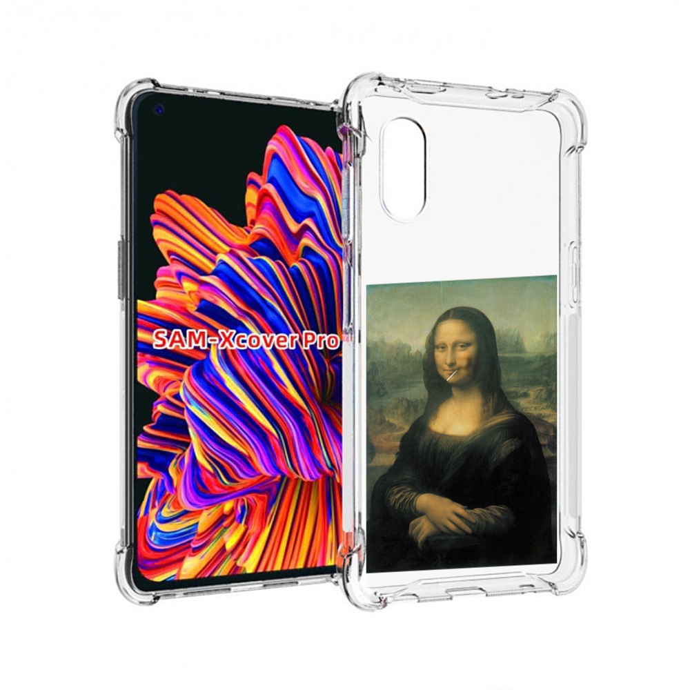 

Чехол MyPads монализа-с-чупачупсом для Samsung Galaxy Xcover Pro 1, Прозрачный, Tocco