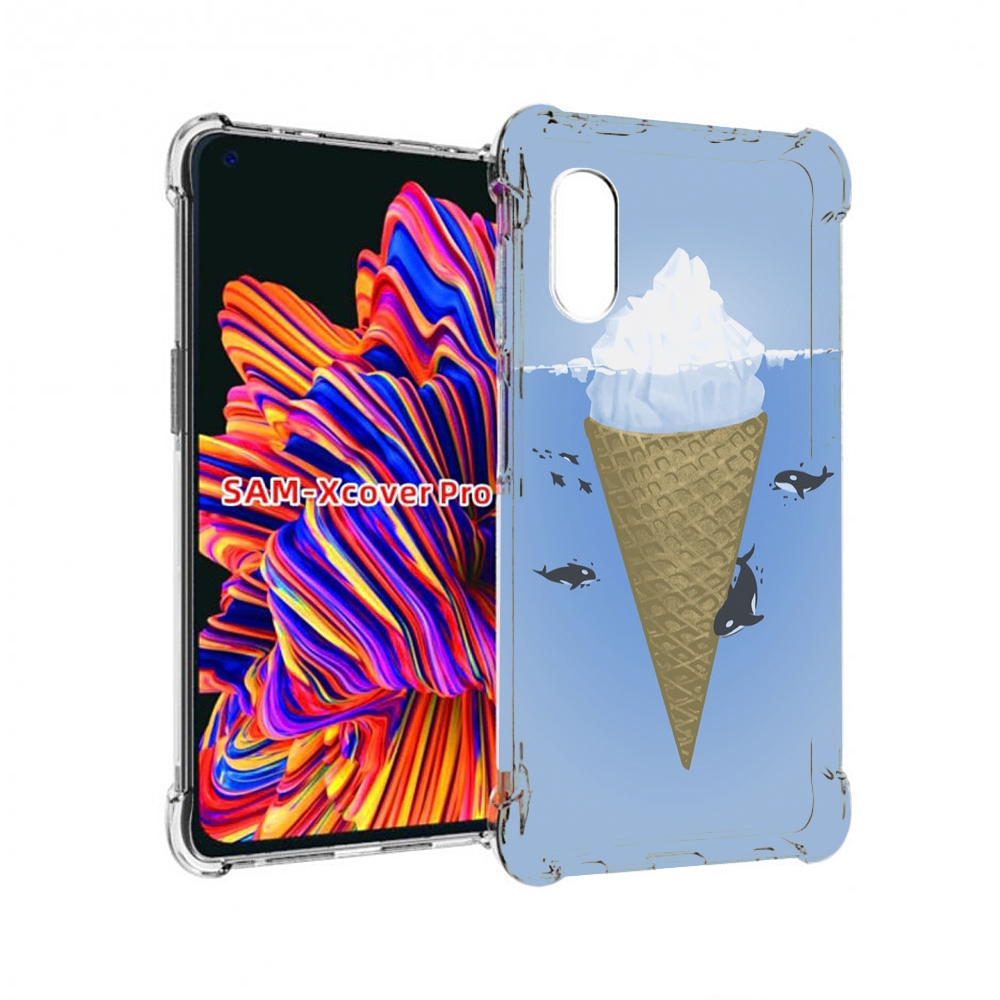 

Чехол MyPads мороженное-у-косаток для Samsung Galaxy Xcover Pro 1, Прозрачный, Tocco